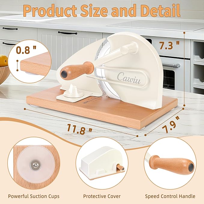CAWIU Upgraded Manual Bread Slicer - Image 2