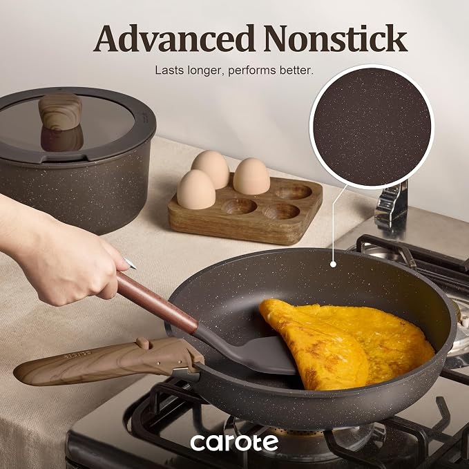 CAROTE 21PCS Pots and Pans Set Non Stick - Image 3