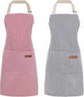 2 Pack Cooking Aprons Adjustable Bib Apron by Unknown