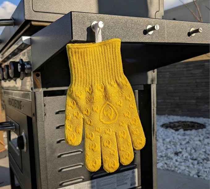 Grill Armor Oven Gloves with Fingers – 932°F Heat, Fire & Cut Resistant Mitts - Image 7