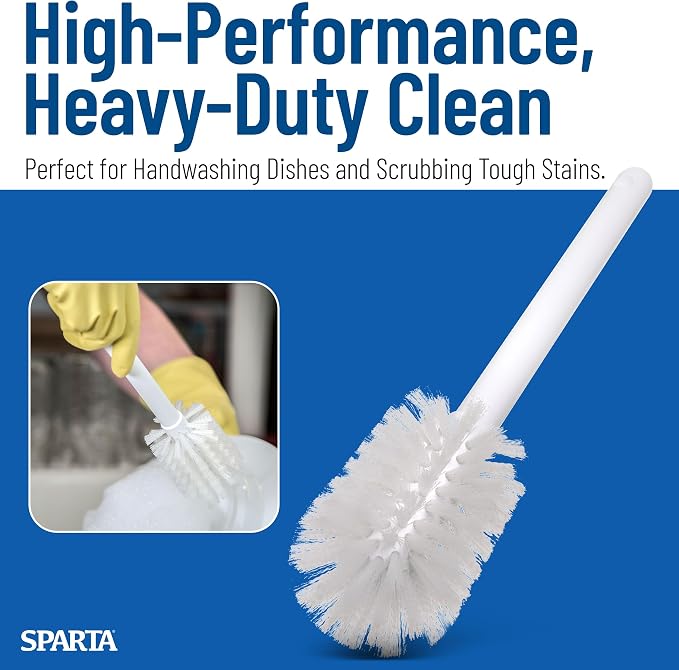 SPARTA 367600TC02 Plastic Household Dish Brush, Dish Brush, Dish Scrub Brush - Image 7