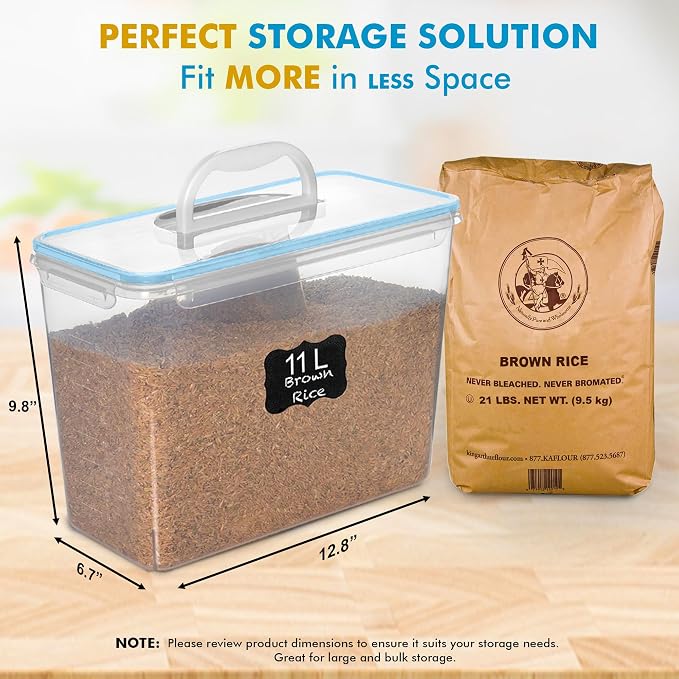 Shazo 2 PC Flour Sugar Storage Containers - Image 3