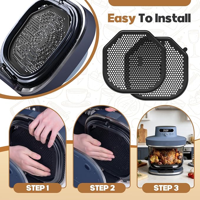 2 PCS Silicone Splatter Shield Heat-Resistant Splash Guard - Image 3