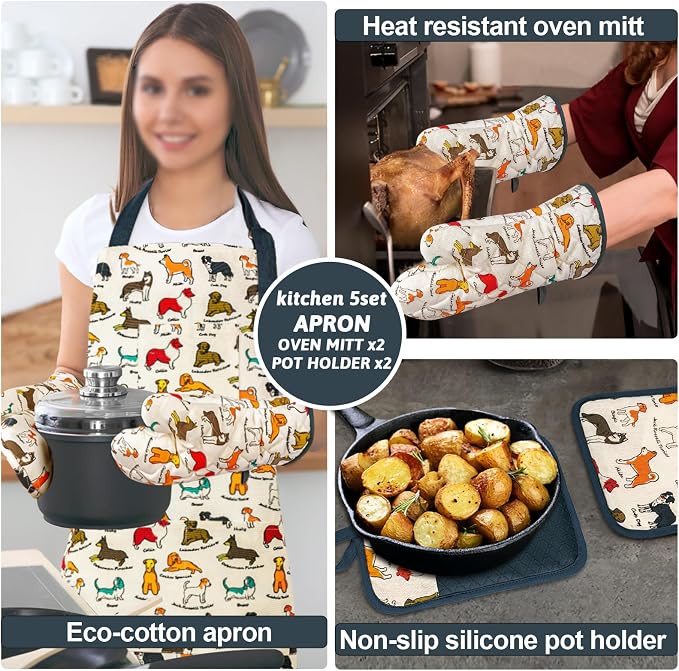 Alselo Oven Mitts and Pot Holders - Image 4