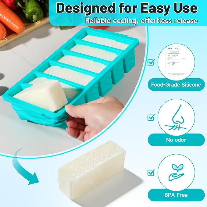 3-Pack Silicone Freezer Trays - Image 2