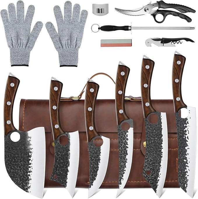 Purple Dragon Butcher Knife Set by PurpleDragon
