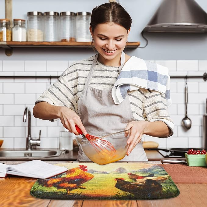 Sanwarm Absorbent Dish Drying Mat, Coffee Bar Decor, Heat Resistant and - Image 6