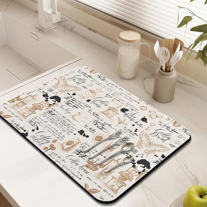 Absorbent Coffee Bar Mat - Image 3