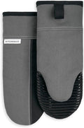 KITCHENAID Beacon Two-Tone Oven Mitt 2-Pack Set, Contour Silver/Matte Black by KitchenAid