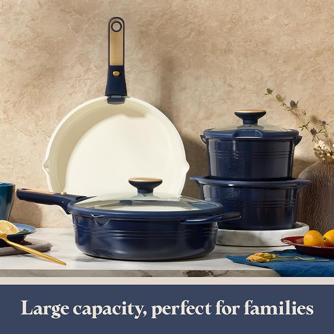 CAROTE 22Pcs Titanium Cookware Set, Pots and Pans Set Non Stick, Kitchen - Image 7