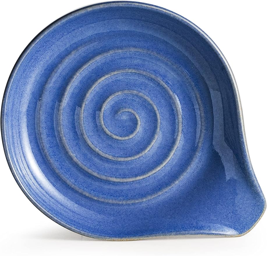 Spoon Rest, Large Ceramic Spoon Holder - Image 2