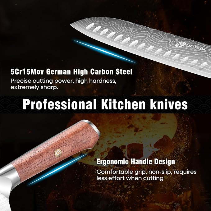 YOTSUBA 7PCS Japanese Kitchen Knife Set - Image 4