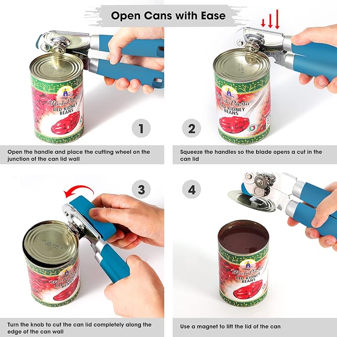 Beneno Heavy Duty Hand Can Opener Manual - Image 4