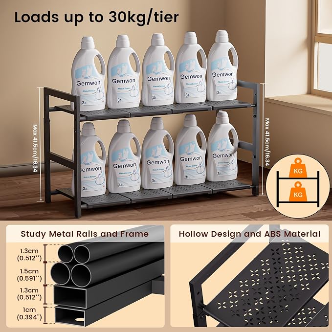 Under Sink Organizer and Storage 16.5"-30.7" Expandable Length, Adjustable - Image 6