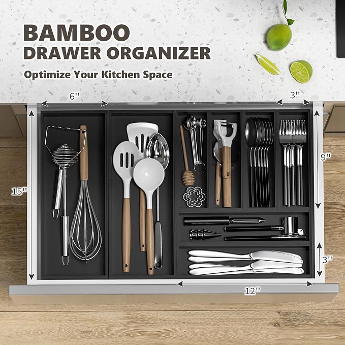 Kitchen Drawer Organizer Bins, for Junk Drawer - Image 3