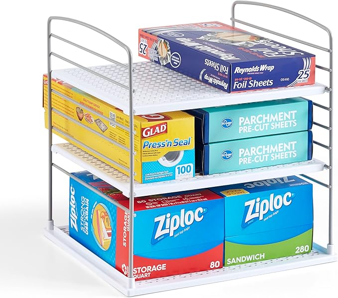 YouCopia UpSpace Cabinet Box Organizer, Adjustable Kitchen and Pantry Shelf by YouCopia