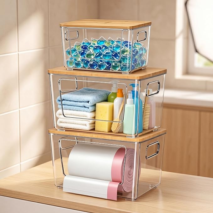 spospo 3 Pack Trash Bag Holder - Image 4