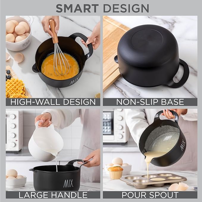 Rae Dunn Non-Slip Mixing Bowls - Image 5