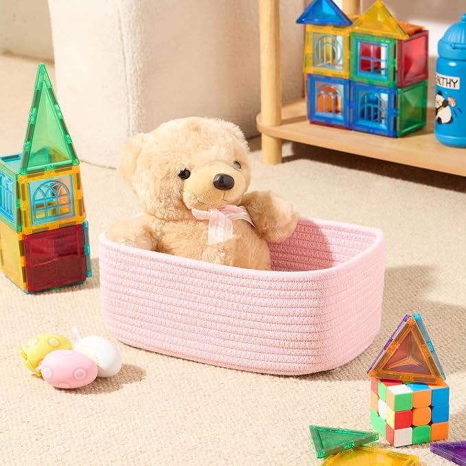 MiniArk Small Storage Baskets for Organizing | Closet Organizer Bins | Shelf - Image 4