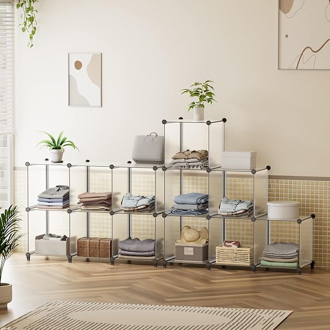 HOMIDEC 6-Cube Storage Organizer, Closet Organizer Storage Shelf Bookcase - Image 4