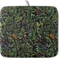 Black Sage Green Plant Dish Drying Mat by Anyako