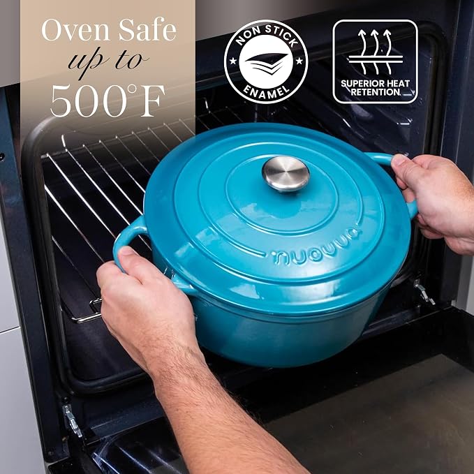 Nuovva Enamelled Cast Iron Dutch Oven Pot - Image 3