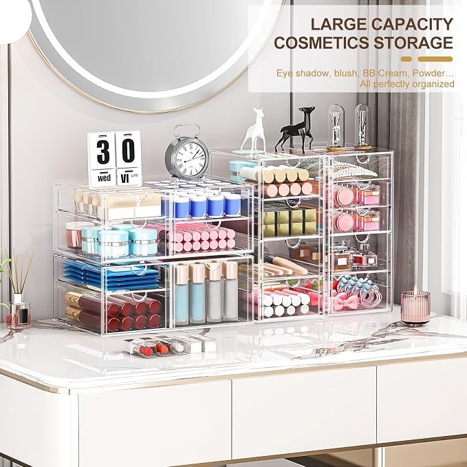 caktraie Makeup Organizer Storage - Image 3
