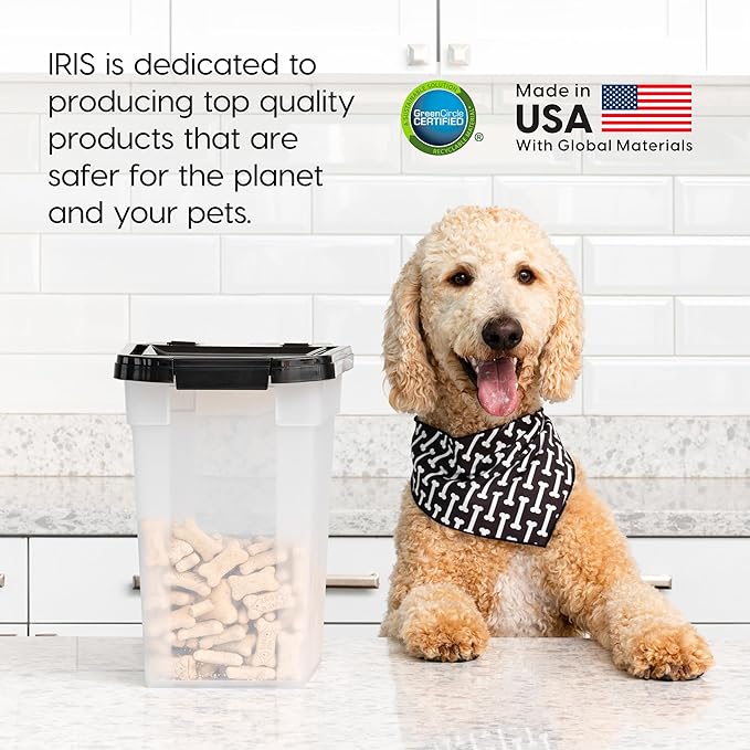 IRIS USA Airtight Dog Food Storage Container, WeatherPro, - Image 9