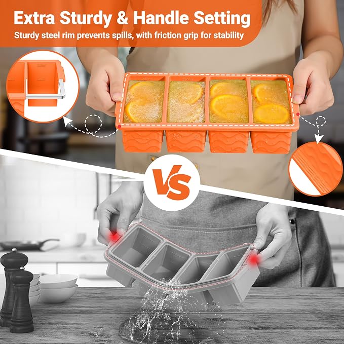 Silicone Freezer Molds for Soup - Image 4
