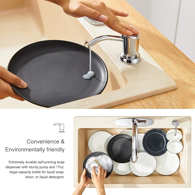 GAGALIFE Built in Sink Soap Dispenser or Lotion Dispenser - Image 6