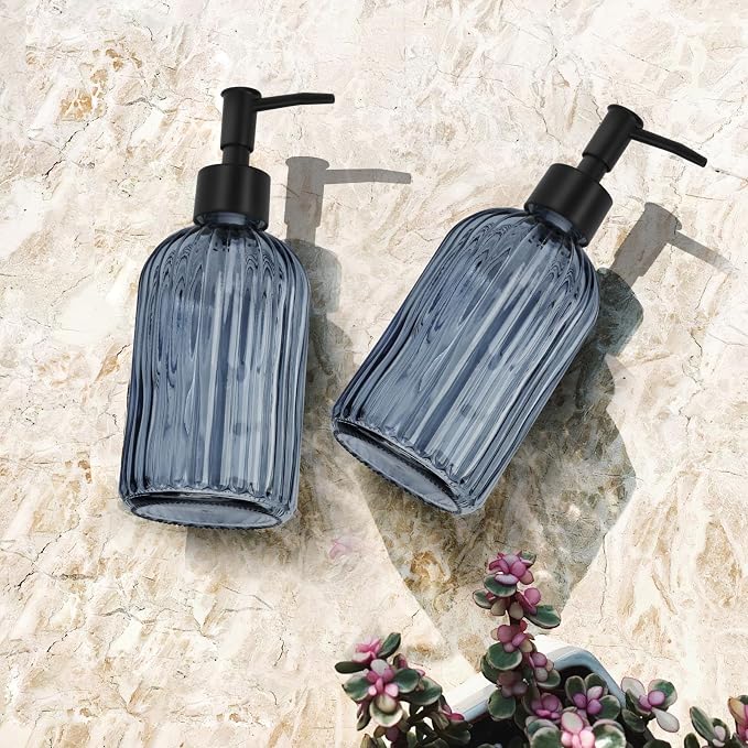 Glass Soap Dispenser with Plastic Pump, Hand Soap Dispenser - Image 7