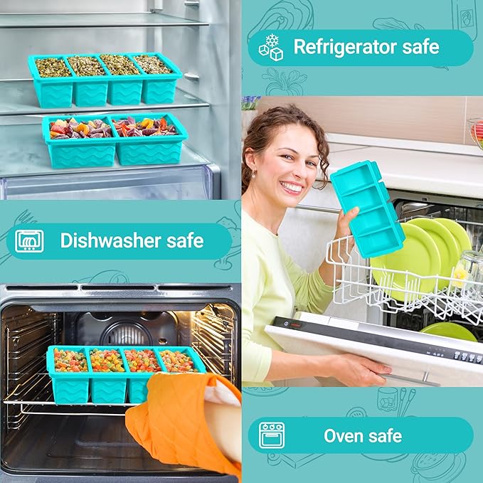 Silicone Freezer Trays with Lid - Image 6