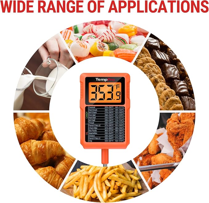 TempPro TP510 Waterproof Digital Candy Thermometer - Image 7