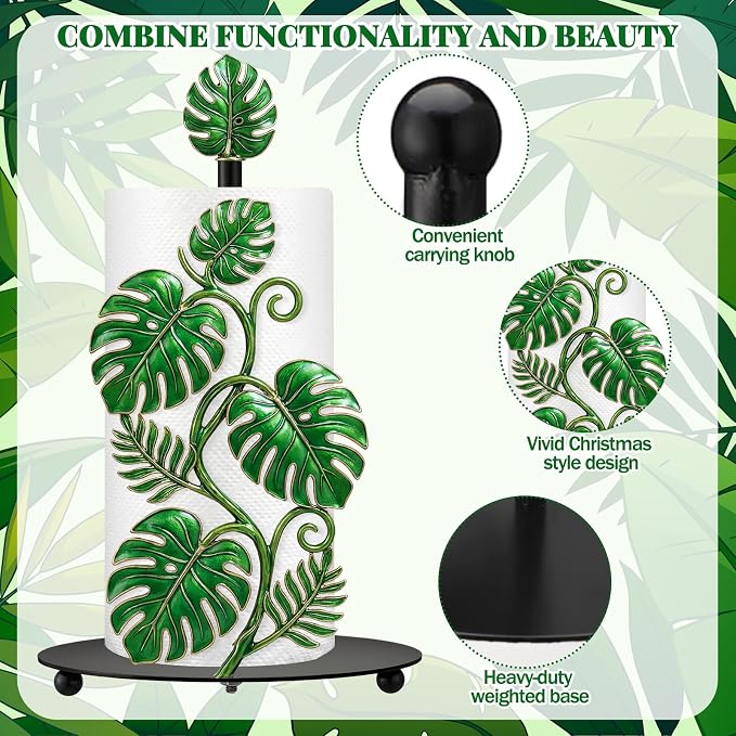 Thyle Tropical Monstera Paper Towel Holder - Image 4