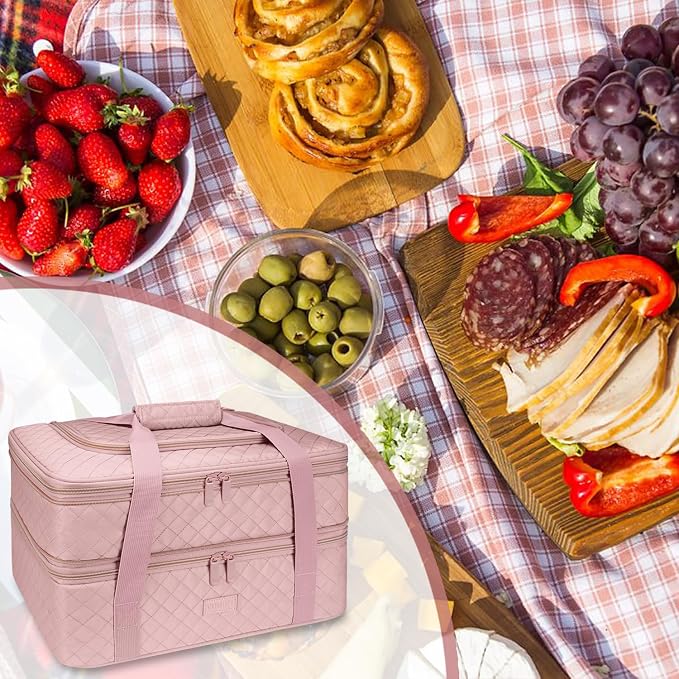 Quilted Double Decker Casserole Carrier - Image 6