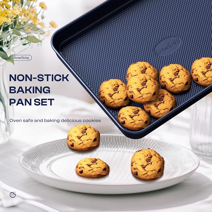 Baking Pans Set 8-Piece Bakeware Sets, Baking Sets - Image 3