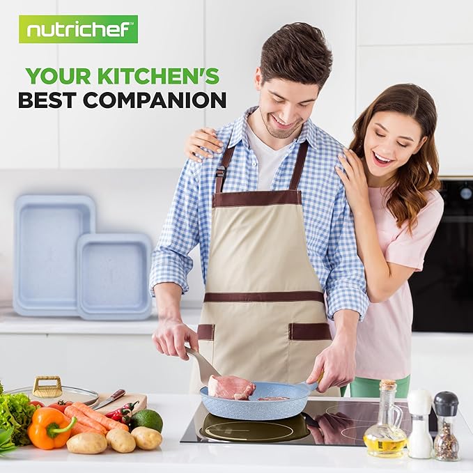 Nutrichef 22-Piece Cookware and Bakeware Set | Professional Home Kitchen - Image 7