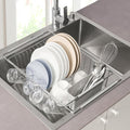Dish Drying Rack Over The Sink Expandable to 24.5" Dish Drainer — Space-Saving by SweetHomeCollection