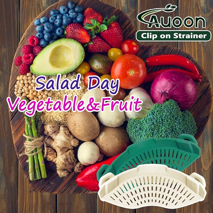 AUOON Clip On Strainer Silicone - Image 5