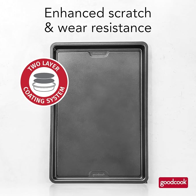 GoodCook PRO Large Baking Sheet Pan Nonstick Warp & Scratch-Resistant - Image 3