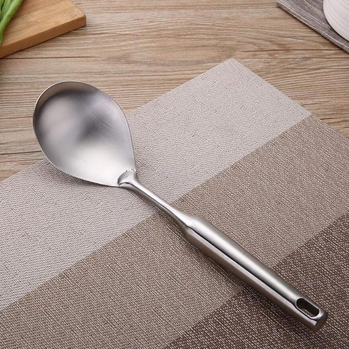 Cooking Spoon, 304 Stainless Steel Large Serving Spoons - Image 4