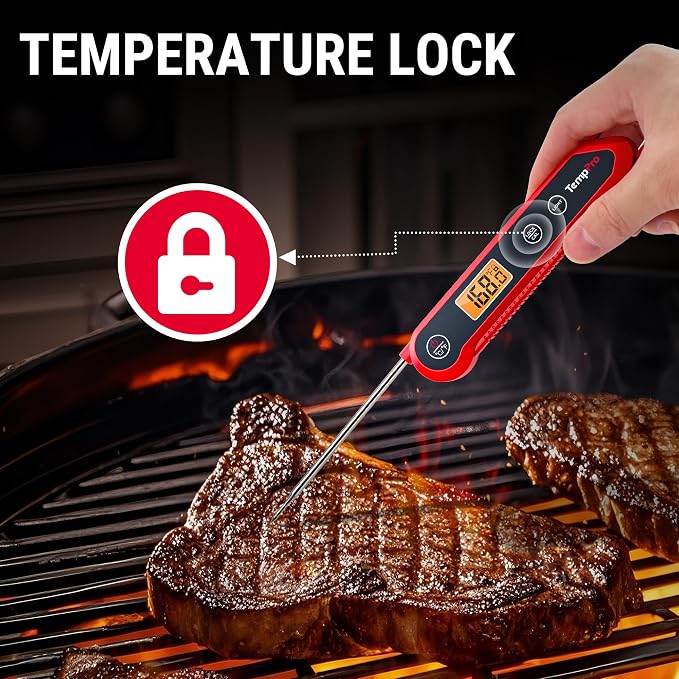 TempPro 1 Second Instant Read Digital Meat Thermometer, ±0.9°F Accuracy - Image 7