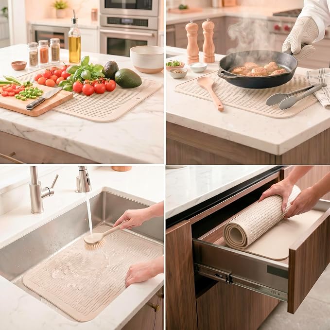 MicoYang Silicone Dish Drying Mat - Image 3