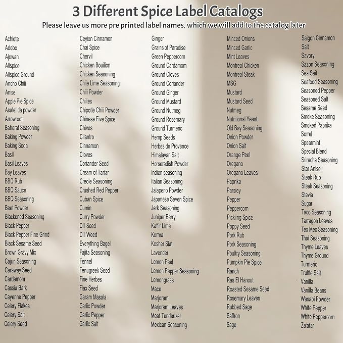 Spice Jars with Labels - Image 7