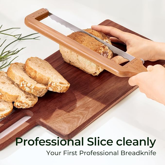 keechee Sourdough Bread Knife – Extra Large Bread Slicer - Image 2