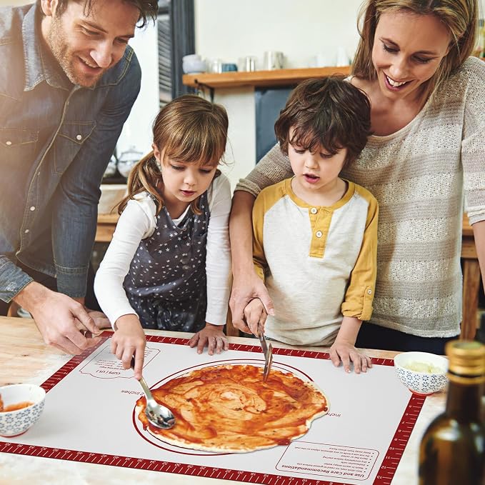 Silicone Baking Pastry Mat, Non Stick Dough Rolling Sheet - Image 8