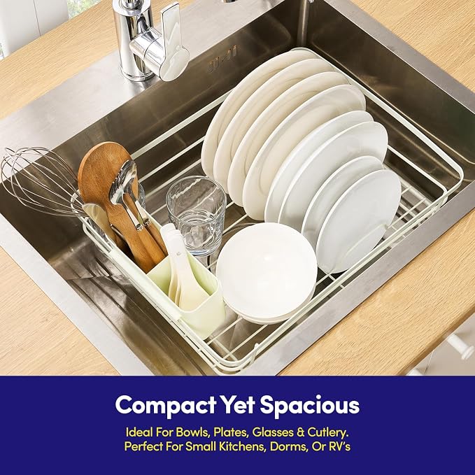 Dish Drying Rack 3 Piece Dish Drainer - Image 5