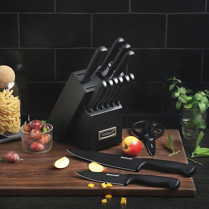 McCook® Knife Sets, German Stainless Steel Knife Block Sets - Image 9