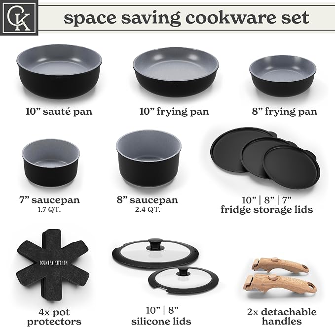 Country Kitchen Cookware Set - Image 3
