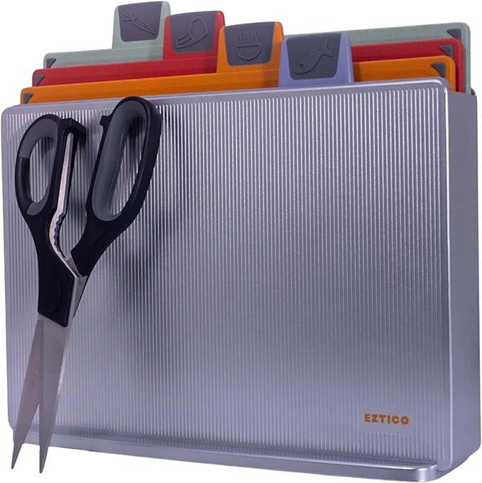 4-Piece Non-Toxic Cutting Board Set by EZTICO